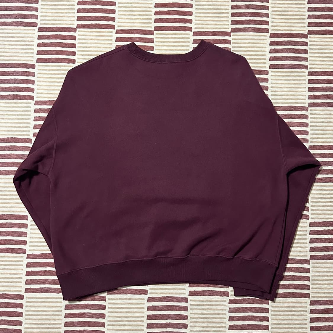 TEKET 테켓 맨투맨 버건디 SIZE L 상품이미지5