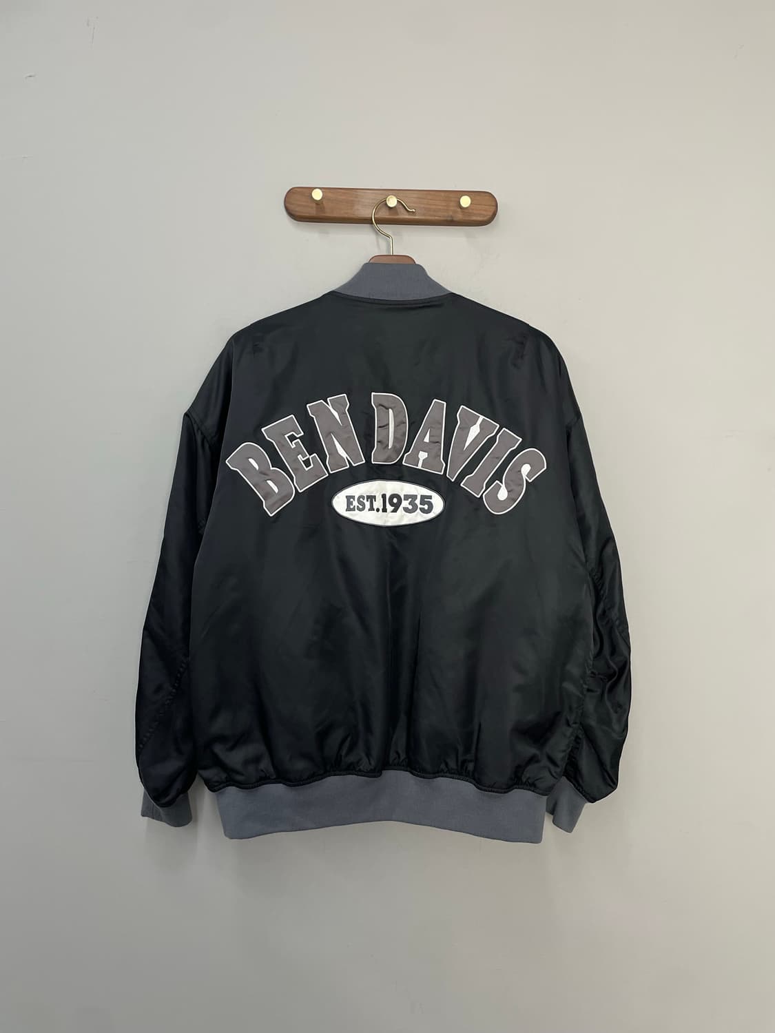 벤 데이비스 올드스쿨 나일론 바시티 자켓 H2328 상품이미지5