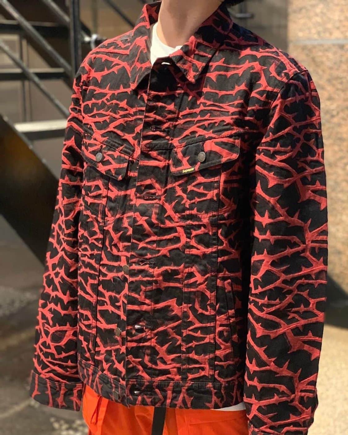 Supreme thorn trucker jacket 