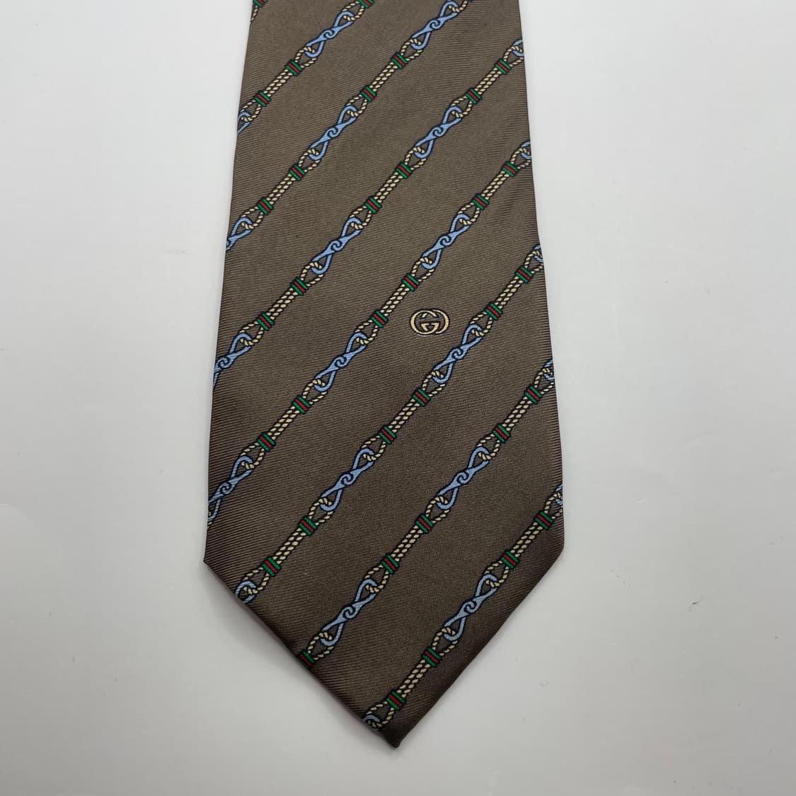 587) (GUCCI) 구찌 패턴 넥타이 상품이미지3