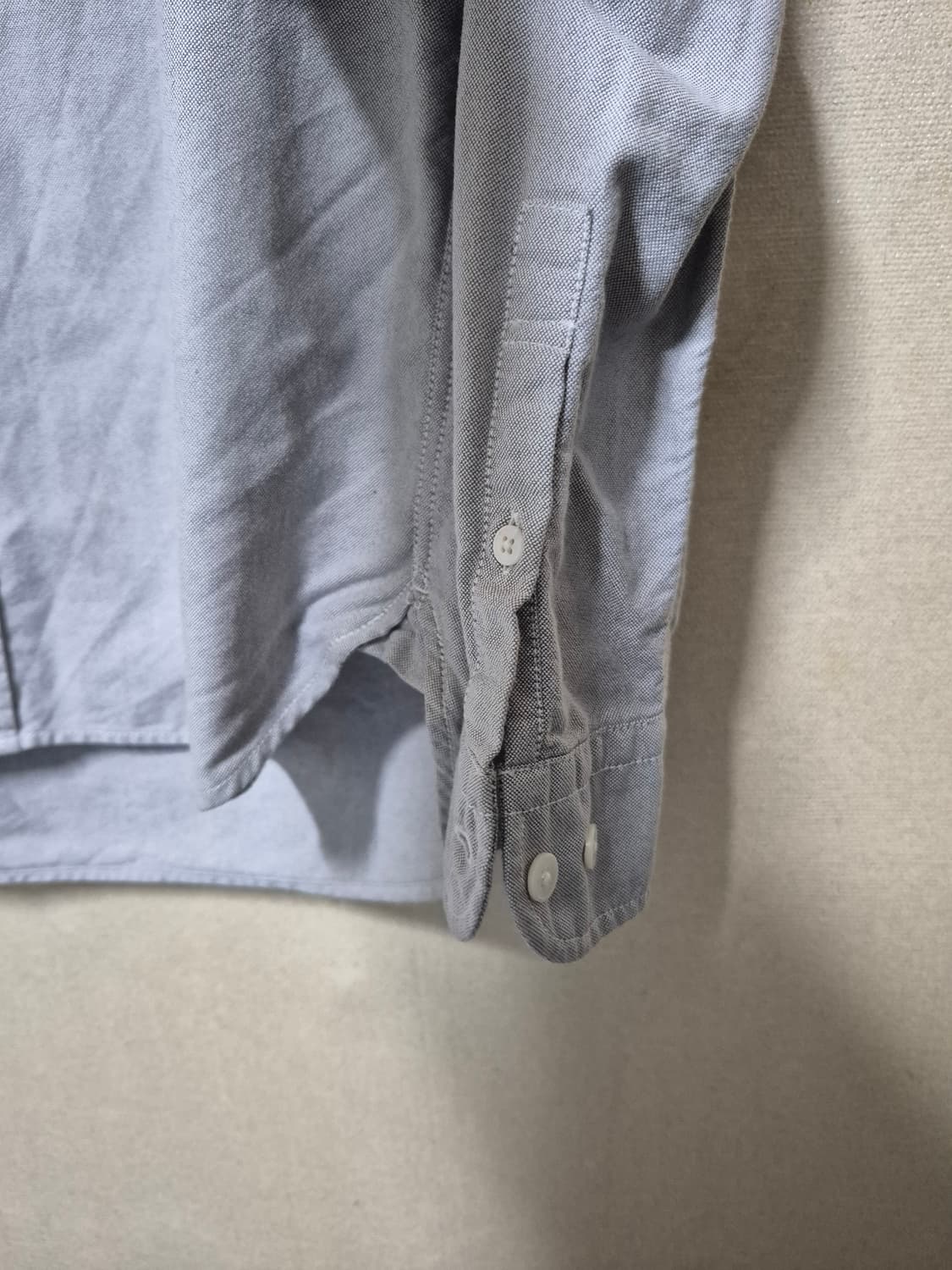 빈폴 그레이 솔리드 옥스포드 셔츠 상품이미지4