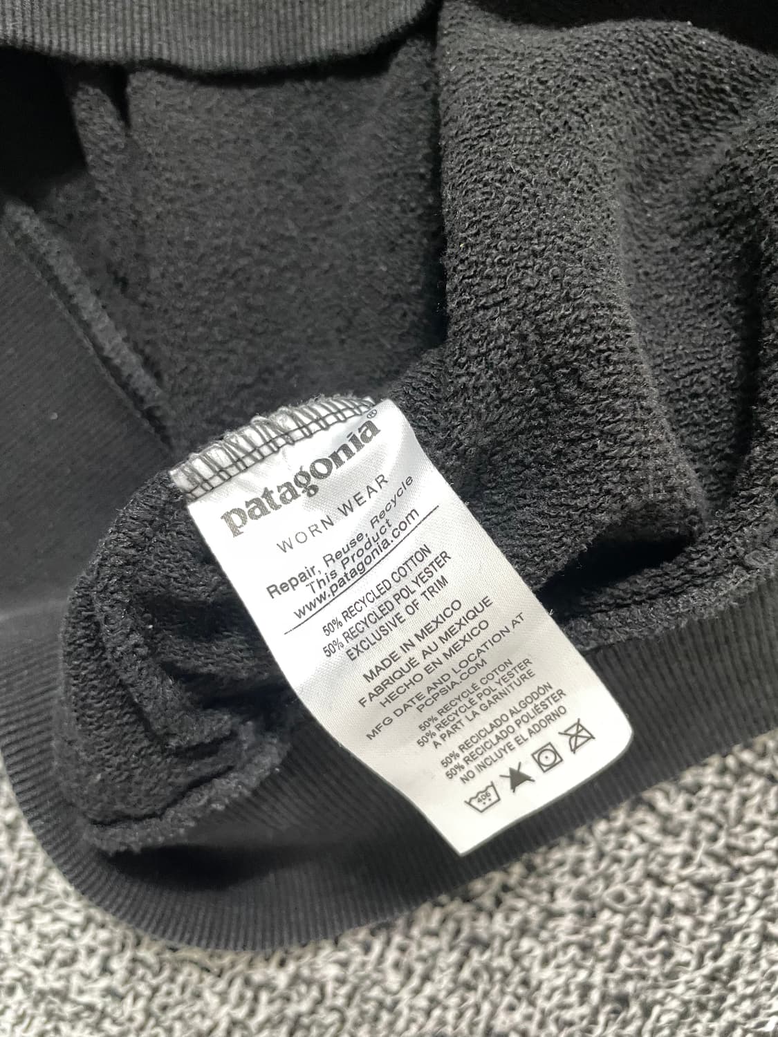 빈티지9. 파타고니아 P-6 로고 업라이절 크루넥 맨투맨 스웻셔츠 상품이미지5