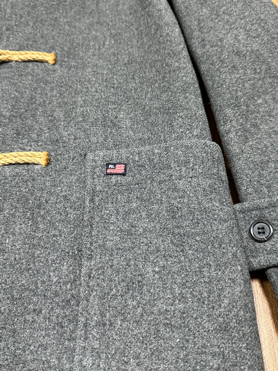 폴로진스 울 더플코트 그레이(여성 M) 상품이미지3