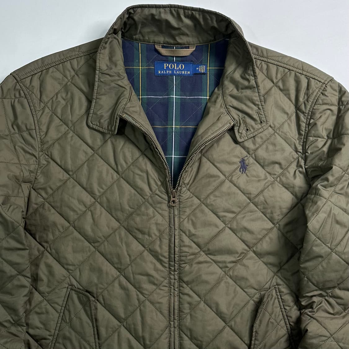 폴로 랄프로렌 카키 퀼팅 헤링턴 자켓  상품이미지2