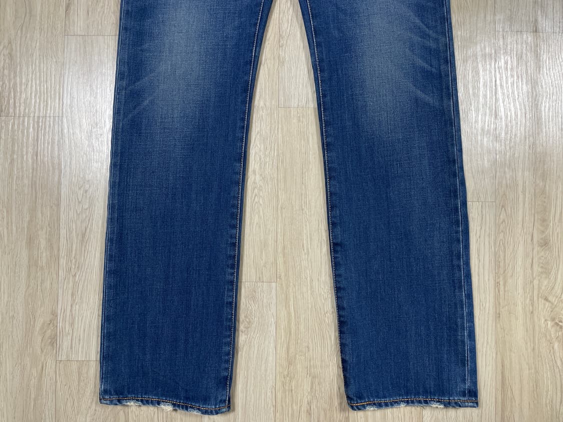 30~31) 00's 리바이스 매장판 502 일자핏 진청워싱 데님팬츠(일 상품이미지7
