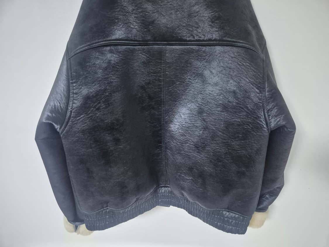 시야쥬 무스탕 봄버 자켓 블랙 상품이미지7