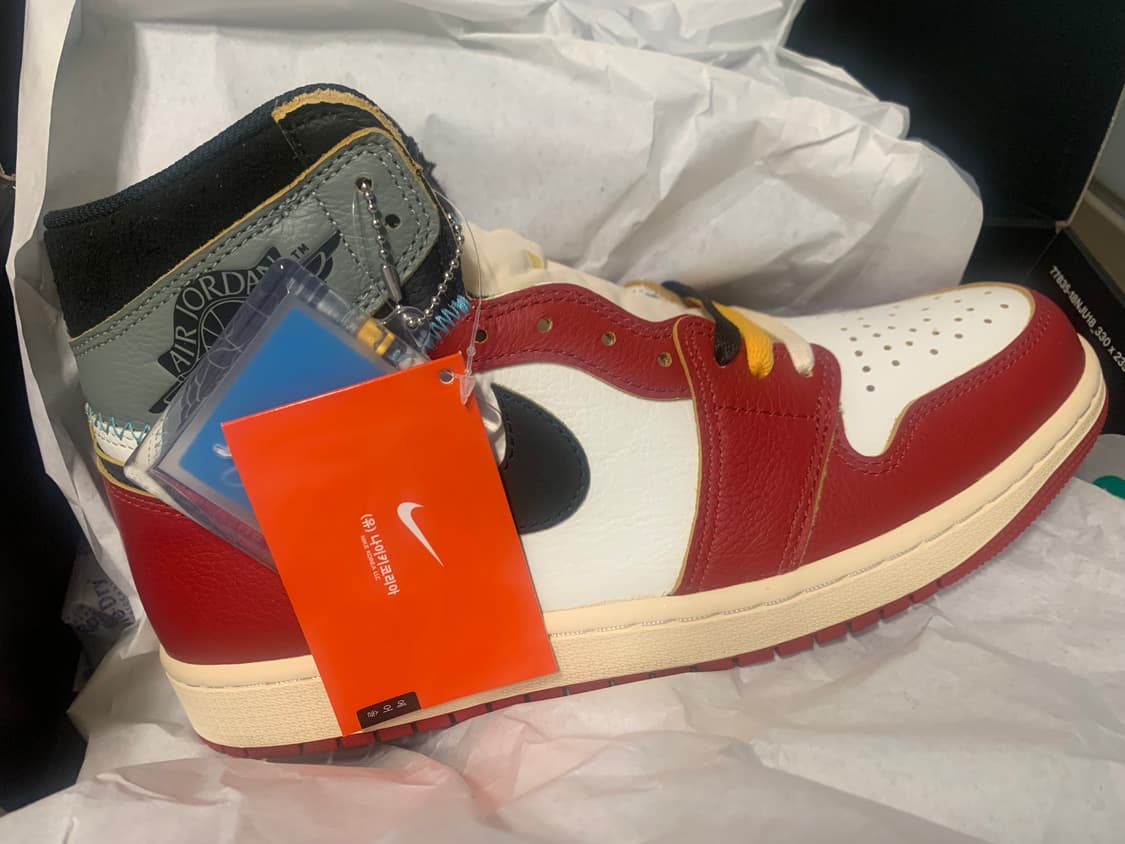 조던1 유니온 시카고 쉐도우 OG하이 새상품 판매 상품이미지2