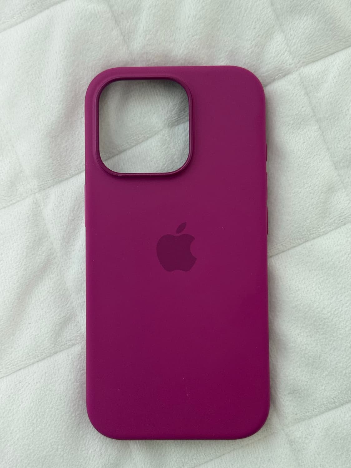 아이폰 16프로 정품 맥세이프 실리콘 케이스-후크시아 상품이미지1