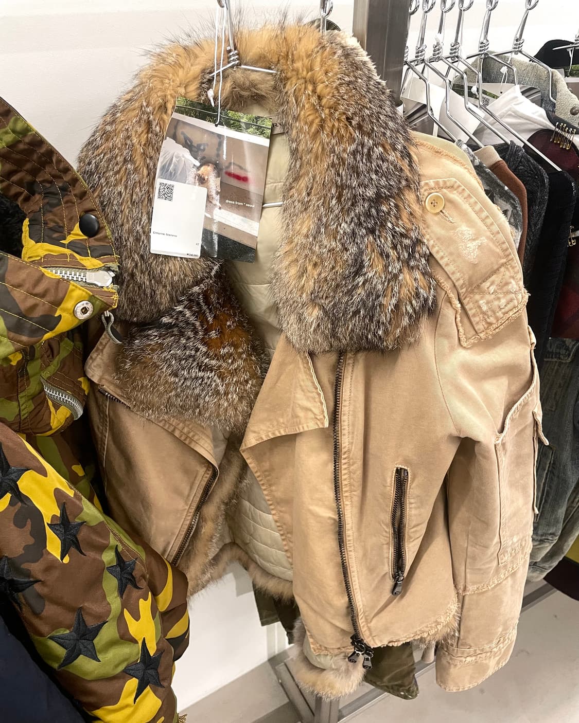 [42] 에르마노설비노 퍼 자켓 상품이미지8