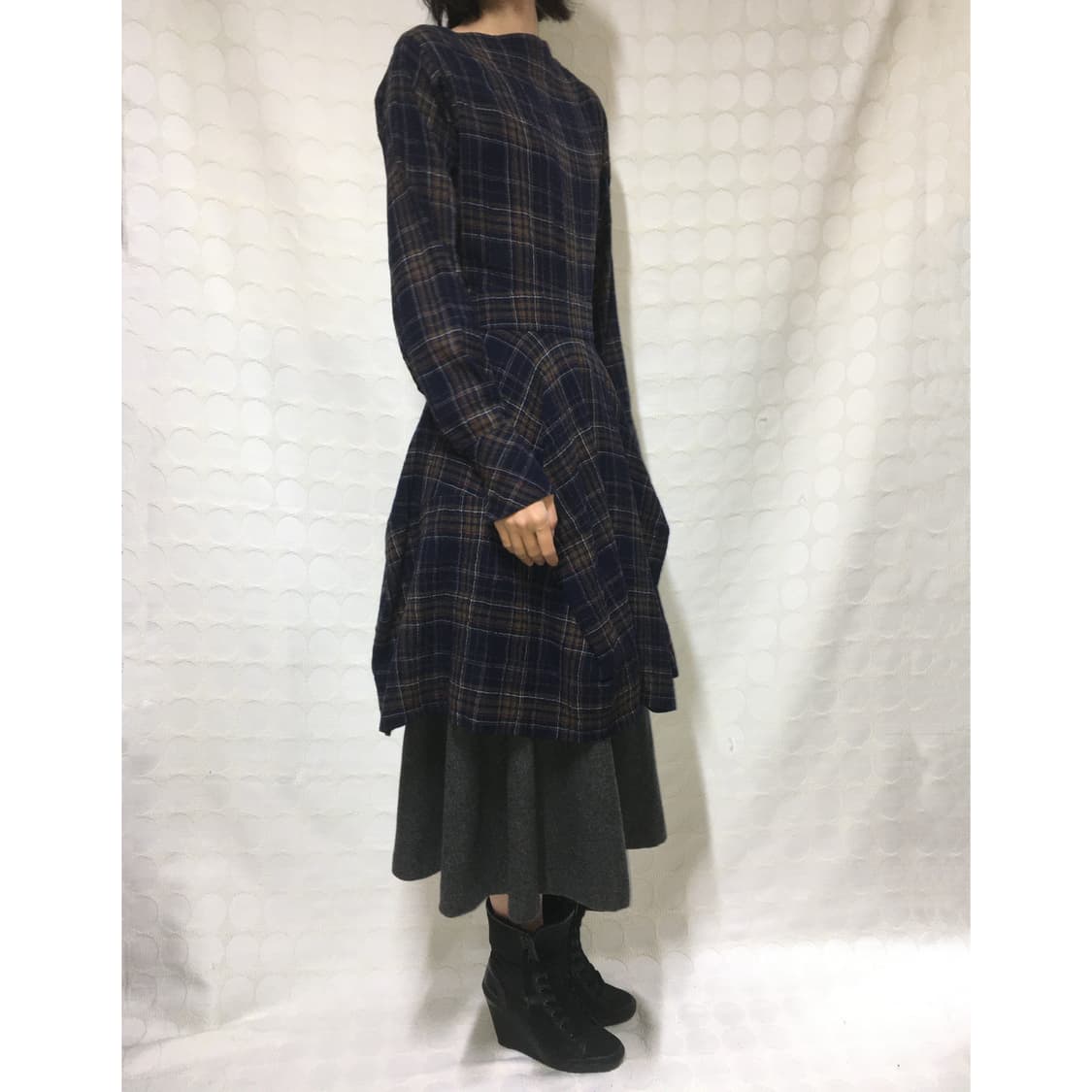 viviennewestwood체크 울 원피스 상품이미지3