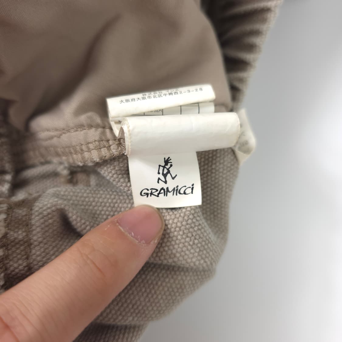 그라미치 더블니 코튼팬츠 그레이 (L) 상품이미지7