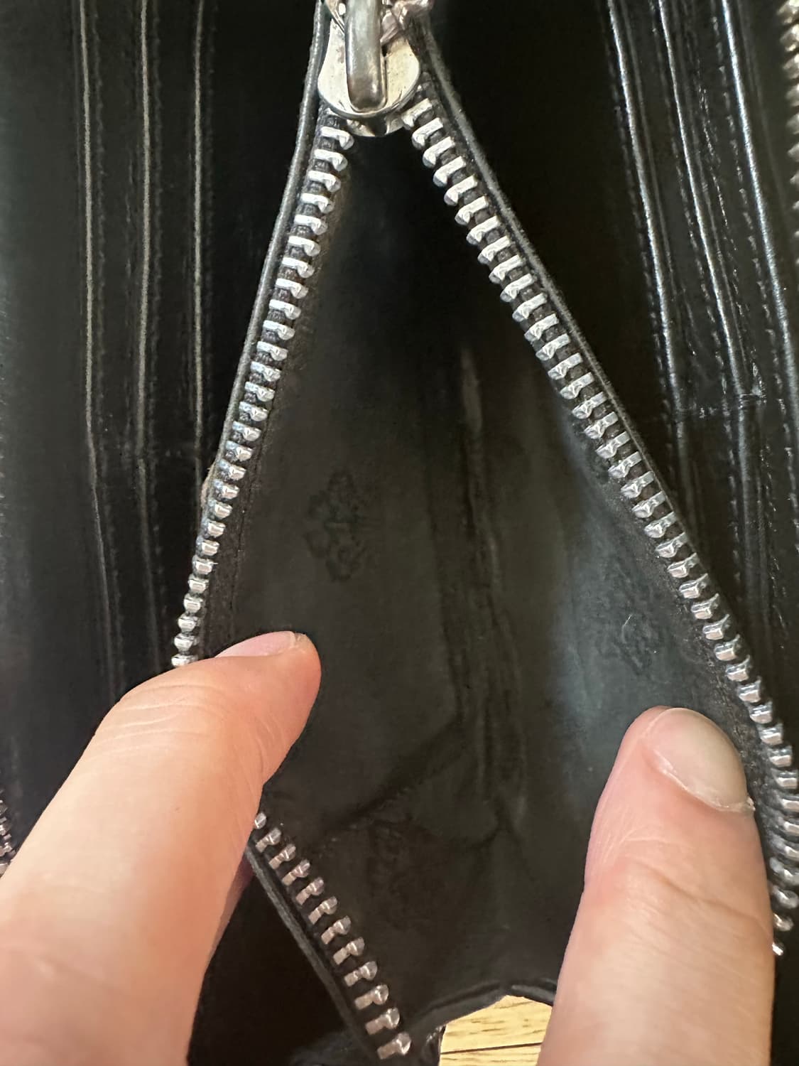 크롬하츠 세메터리 레더패치 장지갑 상품이미지5