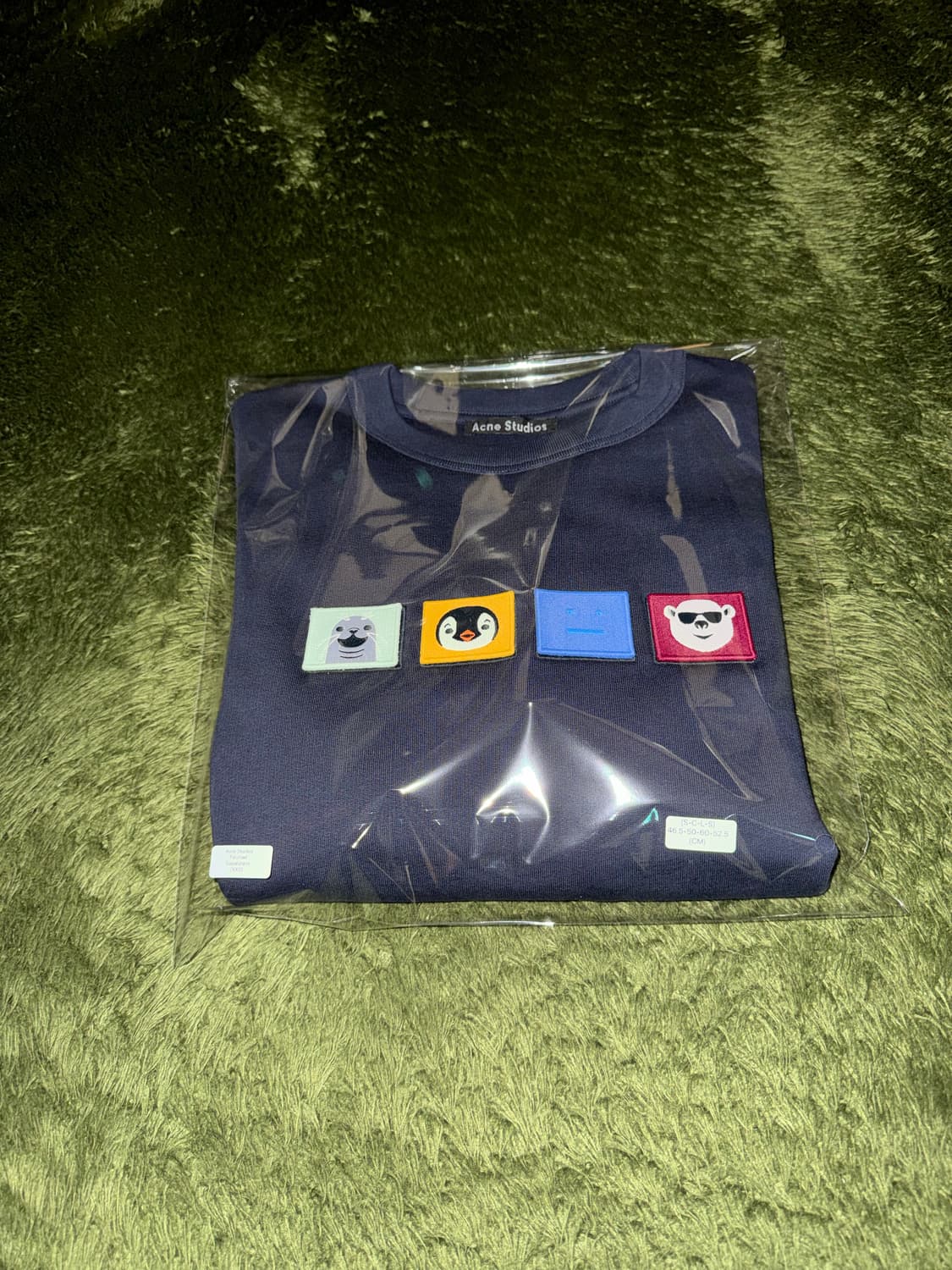 아크네 스튜디오 애니멀 페이스 소프트 터치 스웻셔츠 네이비 상품이미지10