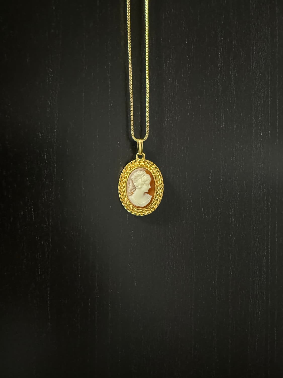 리얼 빈티지 까메오 목걸이 상품이미지1