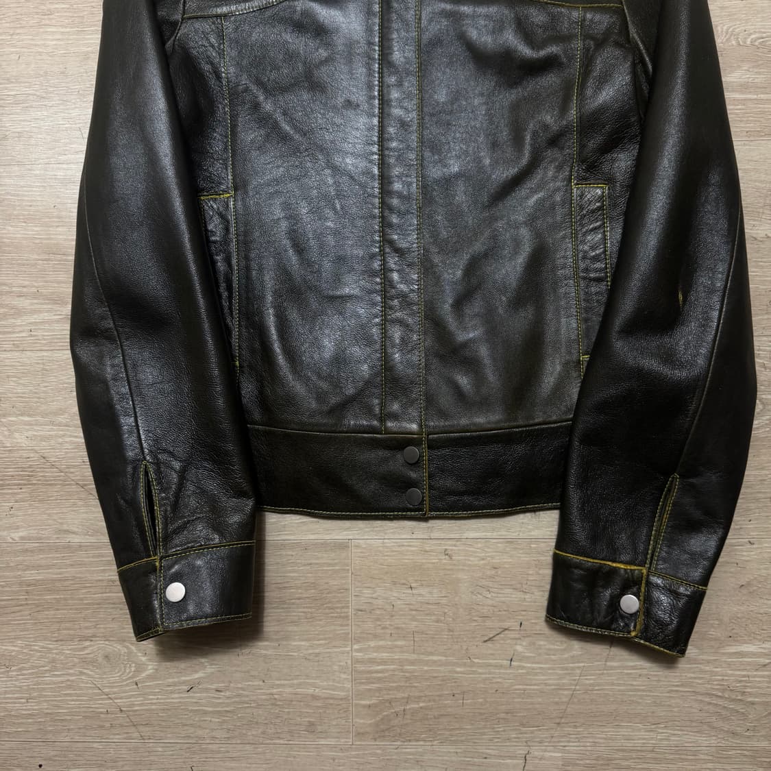 Clovis 빈티지 양가죽자켓 상품이미지6