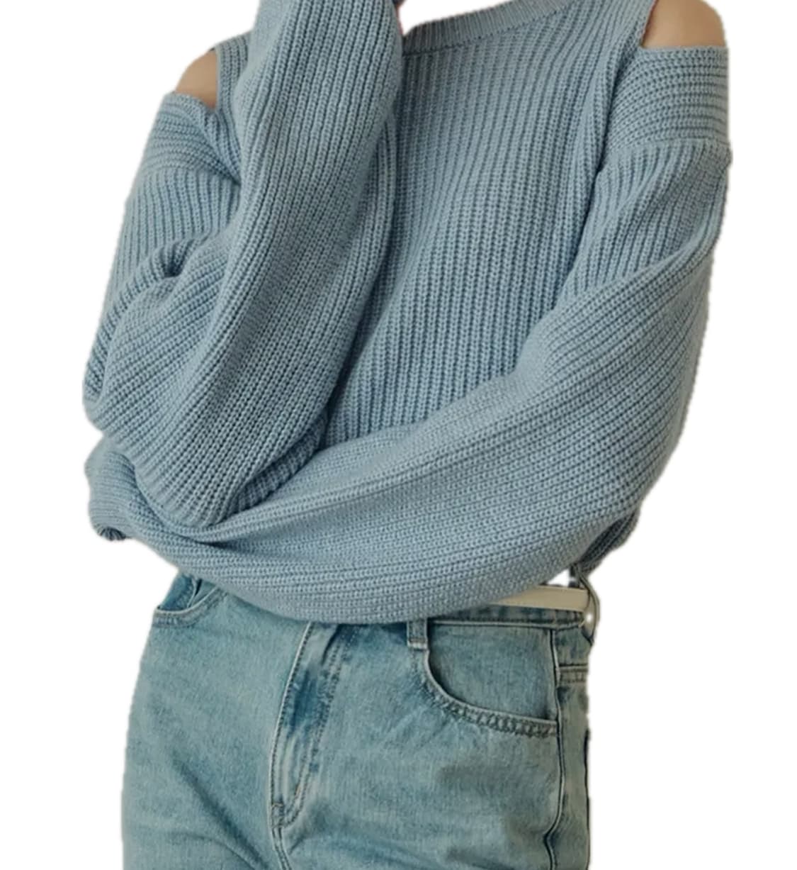 무신사 제로스트릿 오프숄더 니트 상품이미지2