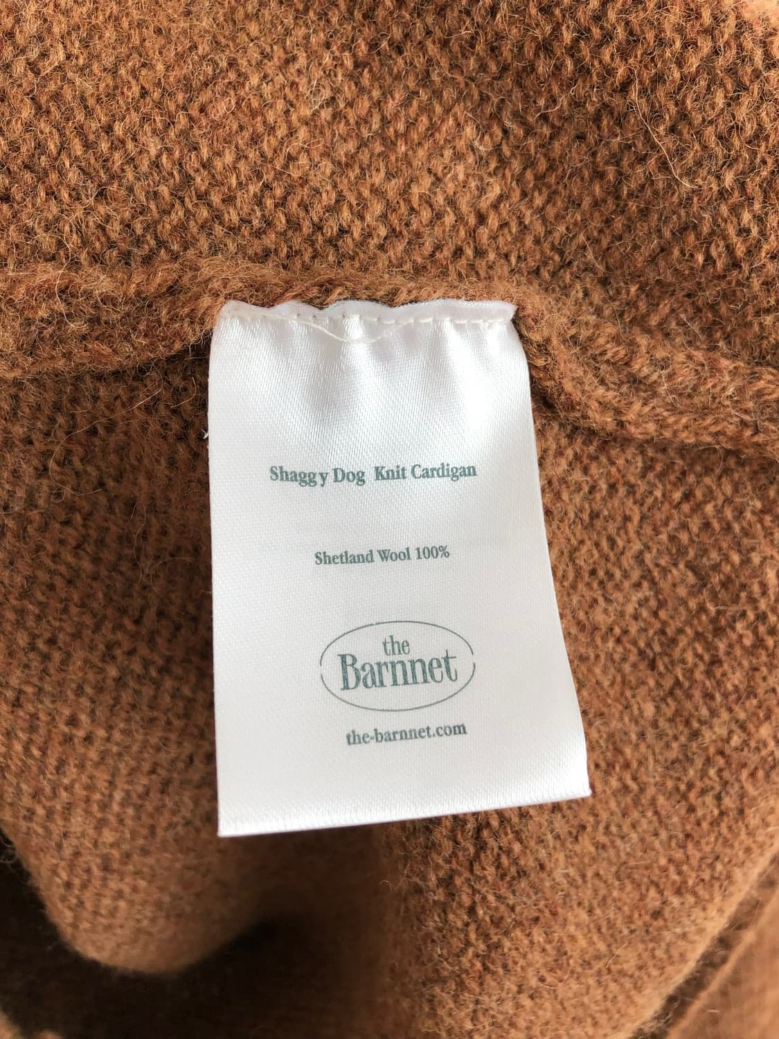 더바넷 카멜 니트 가디건 상품이미지3