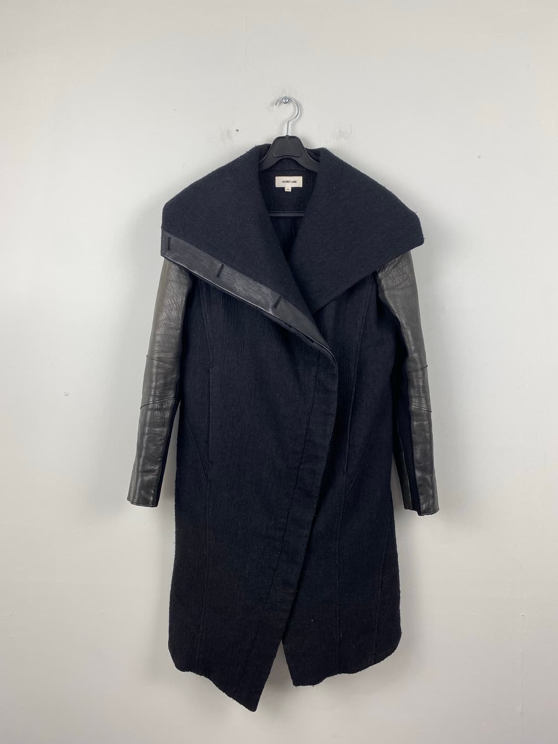 Helmut Lang 헬무트 랭 숄카라 레더 코트 자켓 S 상품이미지1