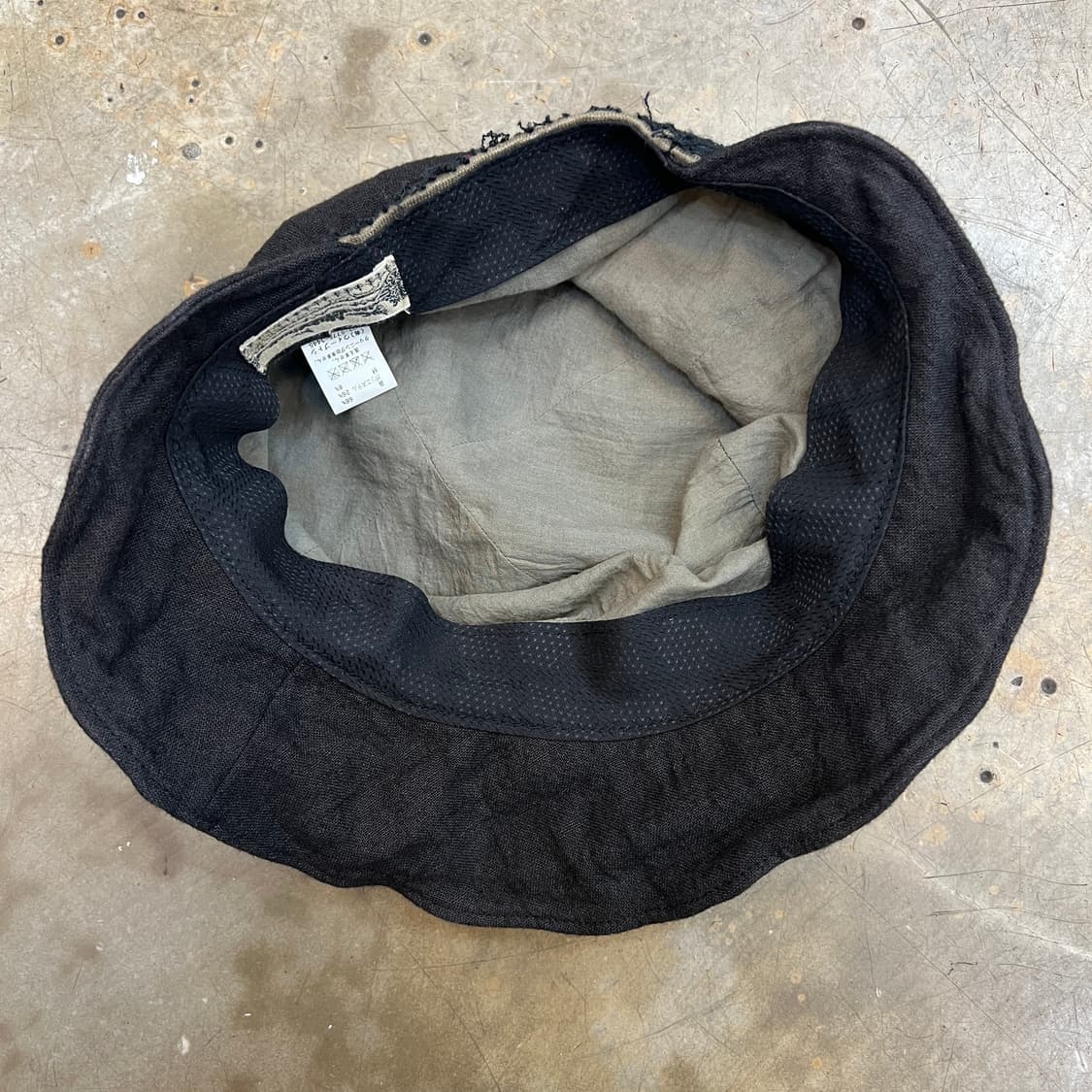 CA4LA 린넨 와이어 언발 버킷햇 상품이미지6