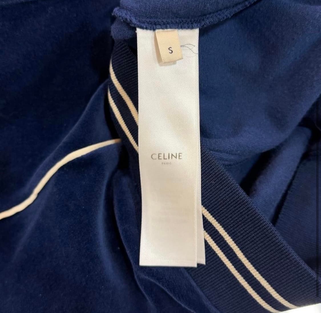 [리오브전포점] 셀린느 트리오페 벨루어 트랙 벨벳 집업 상품이미지5