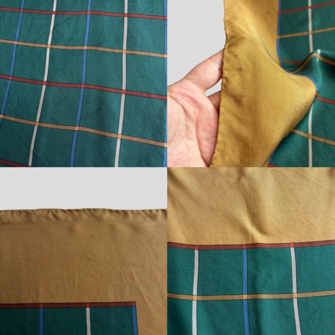 (OS)빈티지 버버리 실크 스카프 상품이미지9