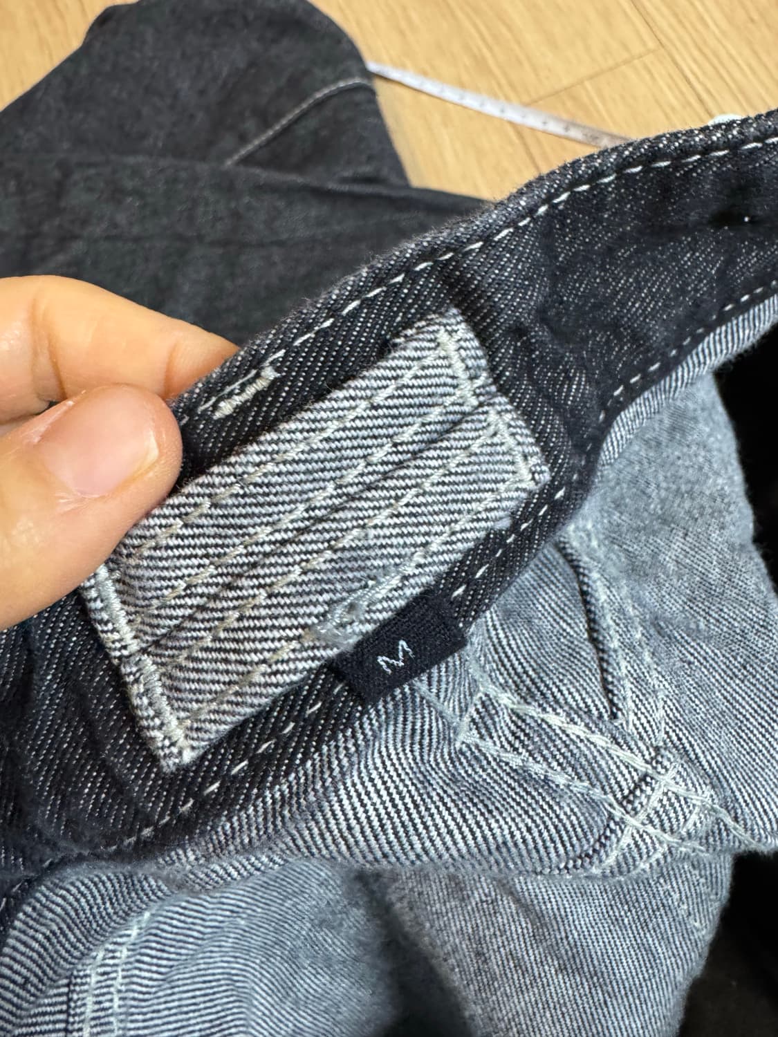 에센셜 by EQL 데님 A라인 스커트 상품이미지2