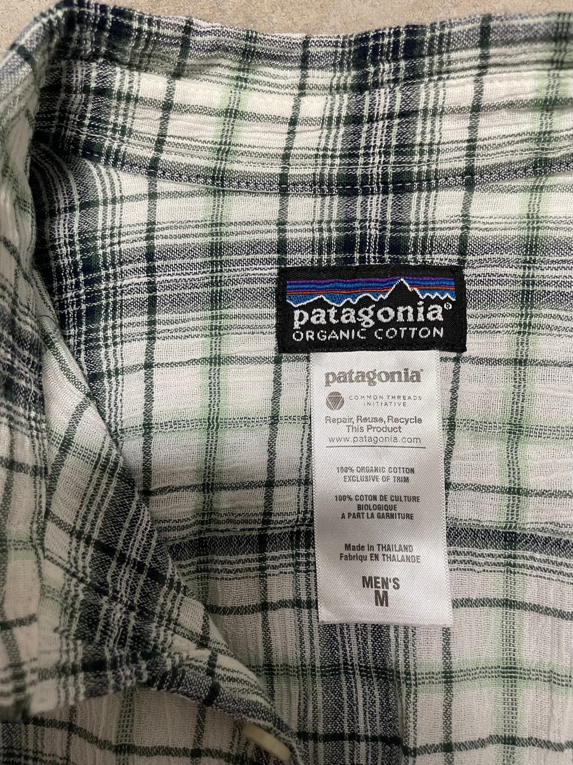 파타고니아 옴브레 체크 벅샷 셔츠 patagonia 상품이미지3