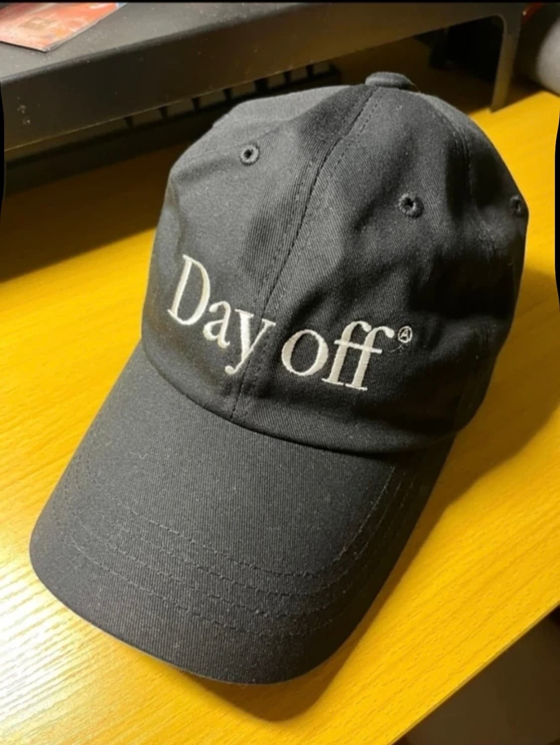 에이카화이트 Day Off 볼캡 블랙 상품이미지2