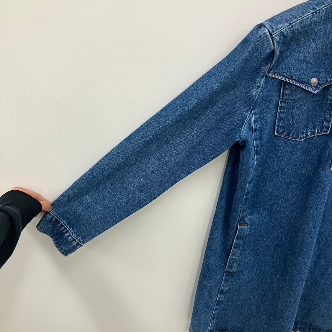 아페쎄 르나 워시드 데님 셔츠 롱 드레스 38 상품이미지5