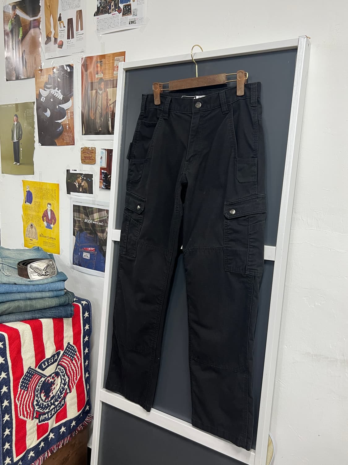 Carhartt 칼하트 릴렉스드핏 워크웨어 카고 코튼 팬츠 상품이미지10