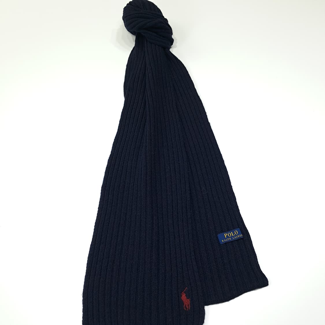 MX422 폴로 랄프 로렌 리브드 니트 머플러 상품이미지2