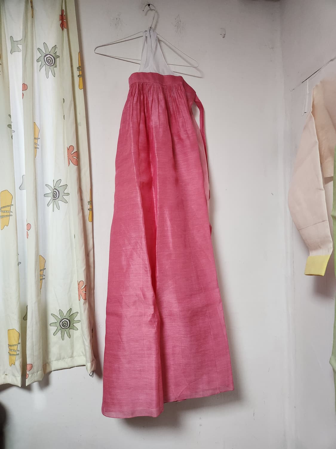 금단제 아이보리/핑크색 여자 한복 풀세트77~77반 상품이미지6