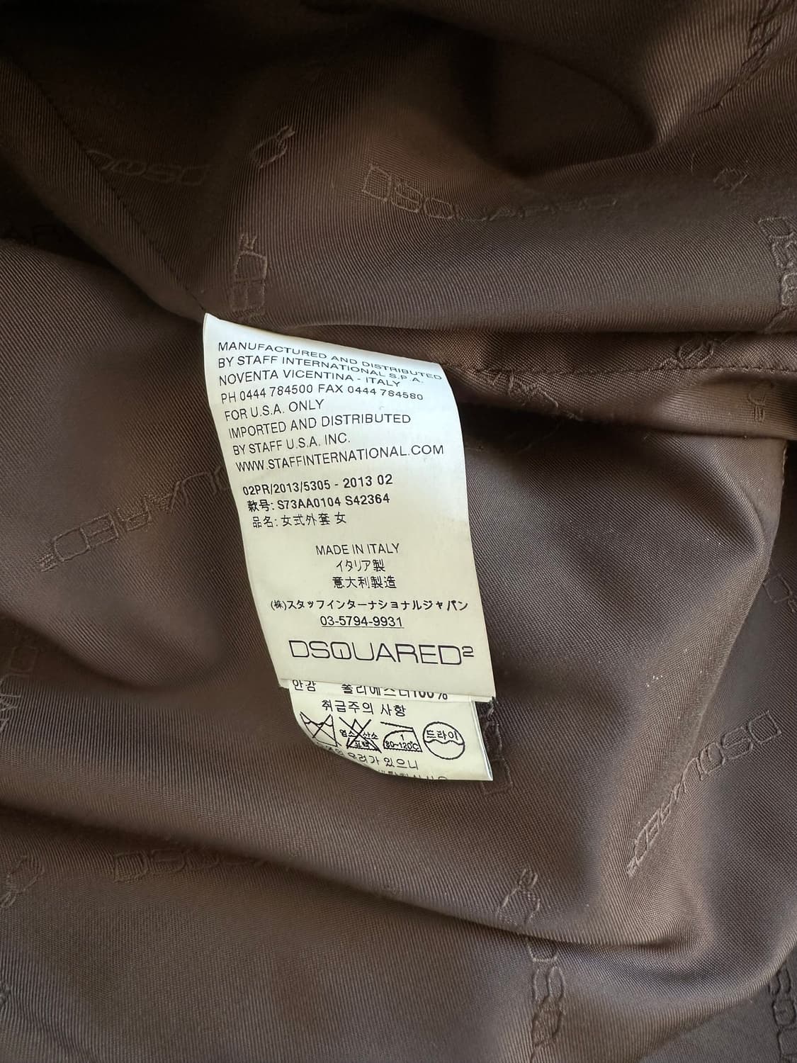 디스퀘어드 2013FW 런웨이 비버 퍼 울 코트 상품이미지8