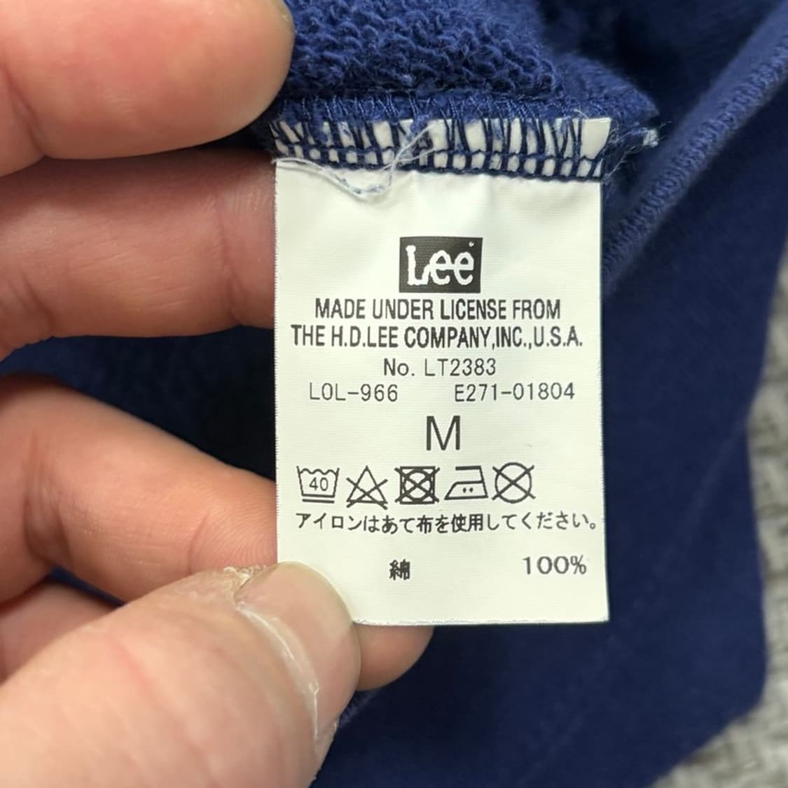  LEE 빅로고 스웻셔츠  v2227 상품이미지6