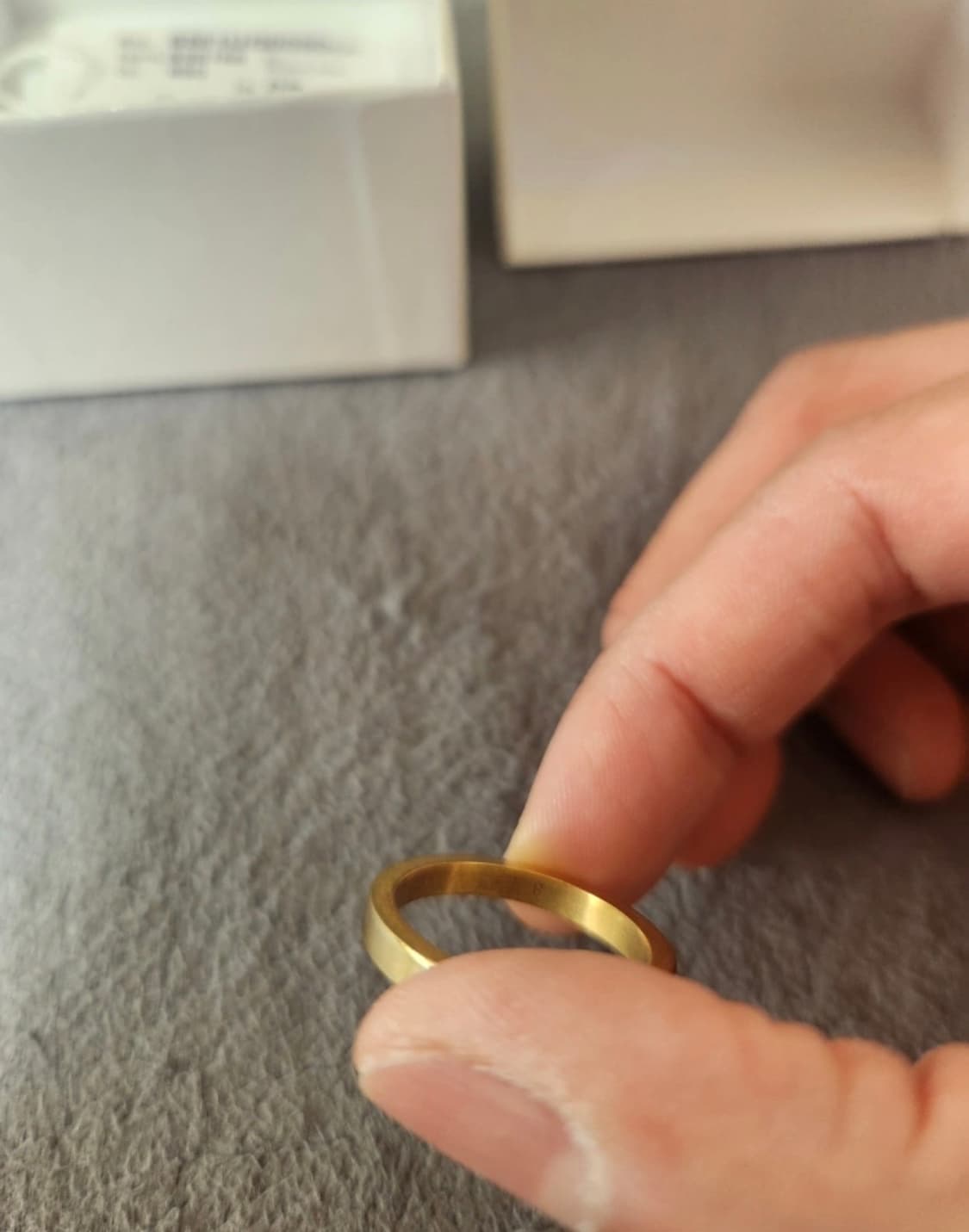 (새상품) 마르지엘라 로고링 8사이즈 상품이미지4