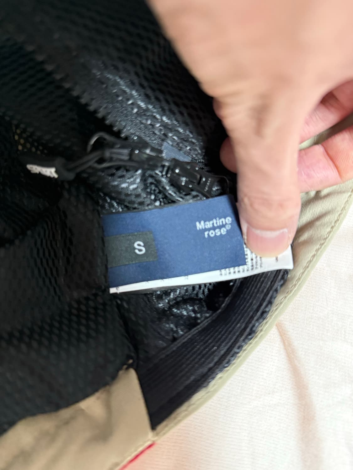 마틴로즈 슈렁큰 스포츠자켓 베이지 카멜 46 / S 상품이미지3