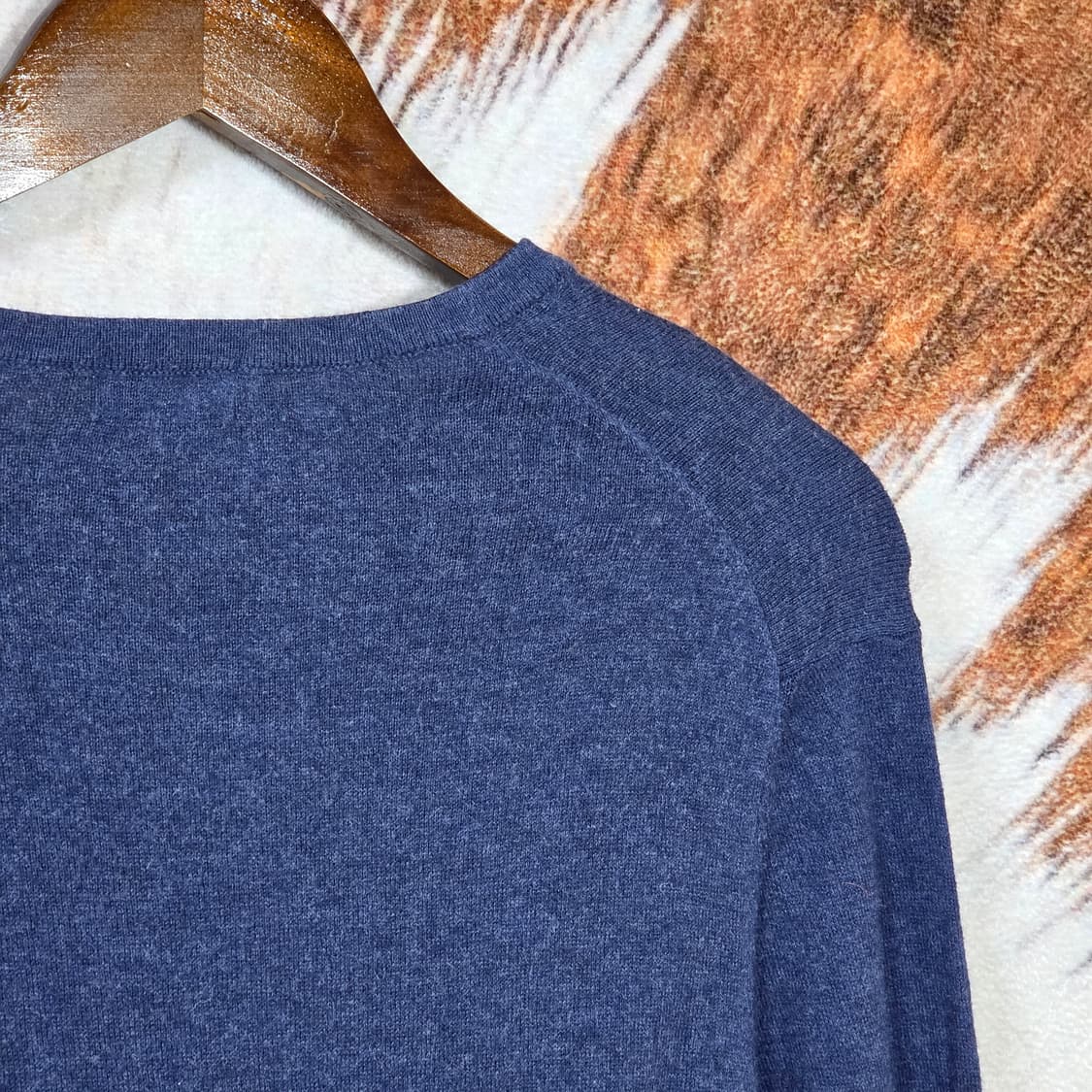 유니클로 네이비 슬림핏 니트 상품이미지5