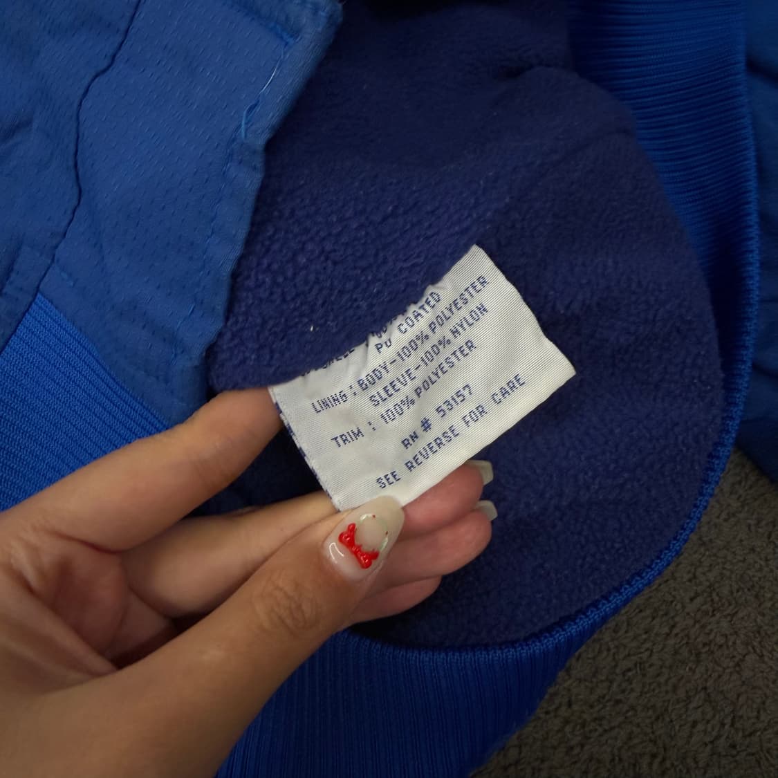 [정품/M] 마제스틱 시카고컵스 블루 스타디움 바시티 자켓 상품이미지6