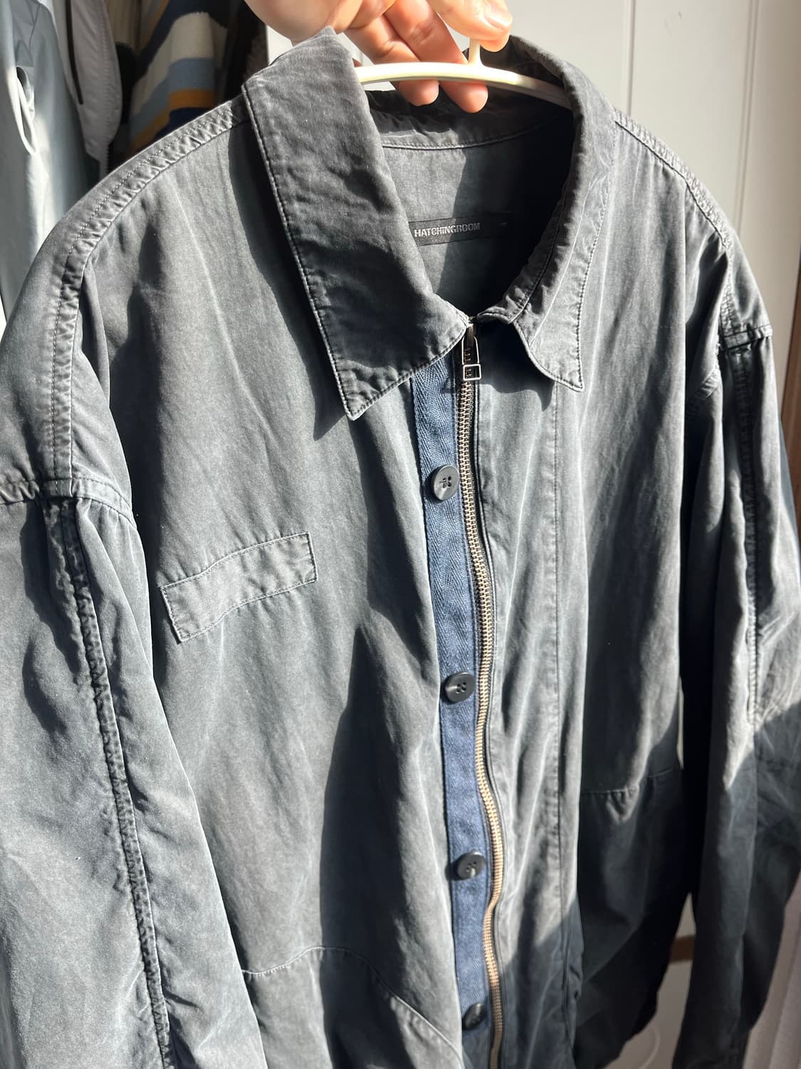 해칭룸 Boxer Shirket Long Dyed Indigo 4 상품이미지4