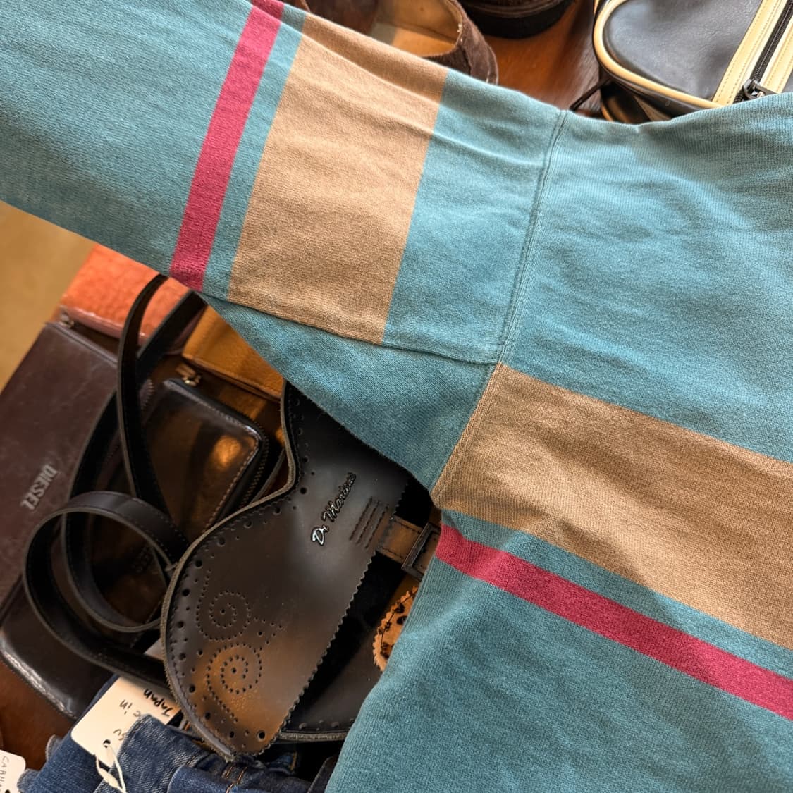 80 ~ 90S 엘엘빈 모크넥 USA M 스웻셔츠 상품이미지4