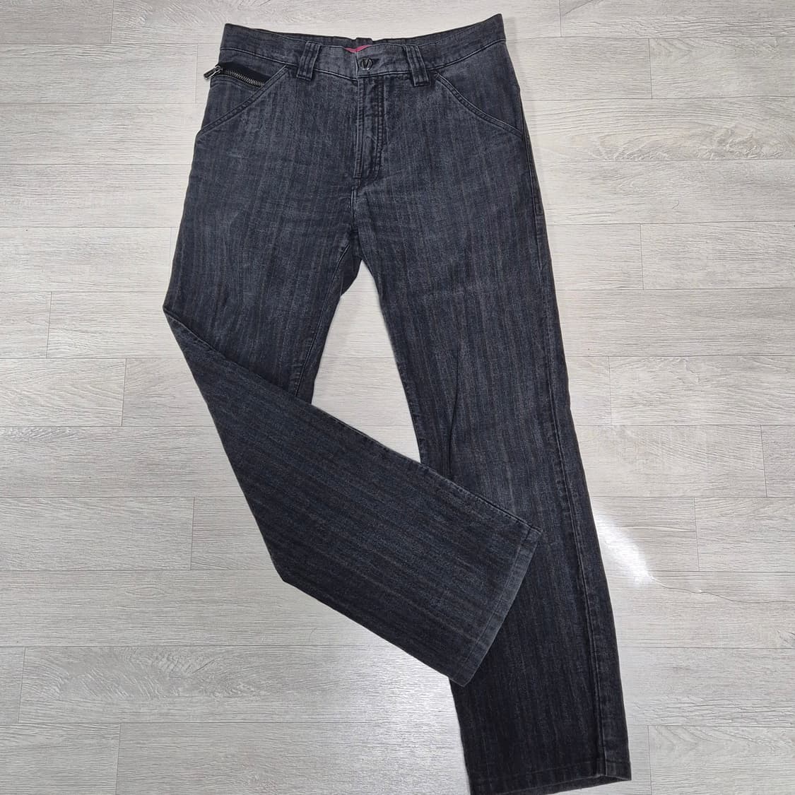 베르사체 컬렉션 스트라이프 팬츠 상품이미지3