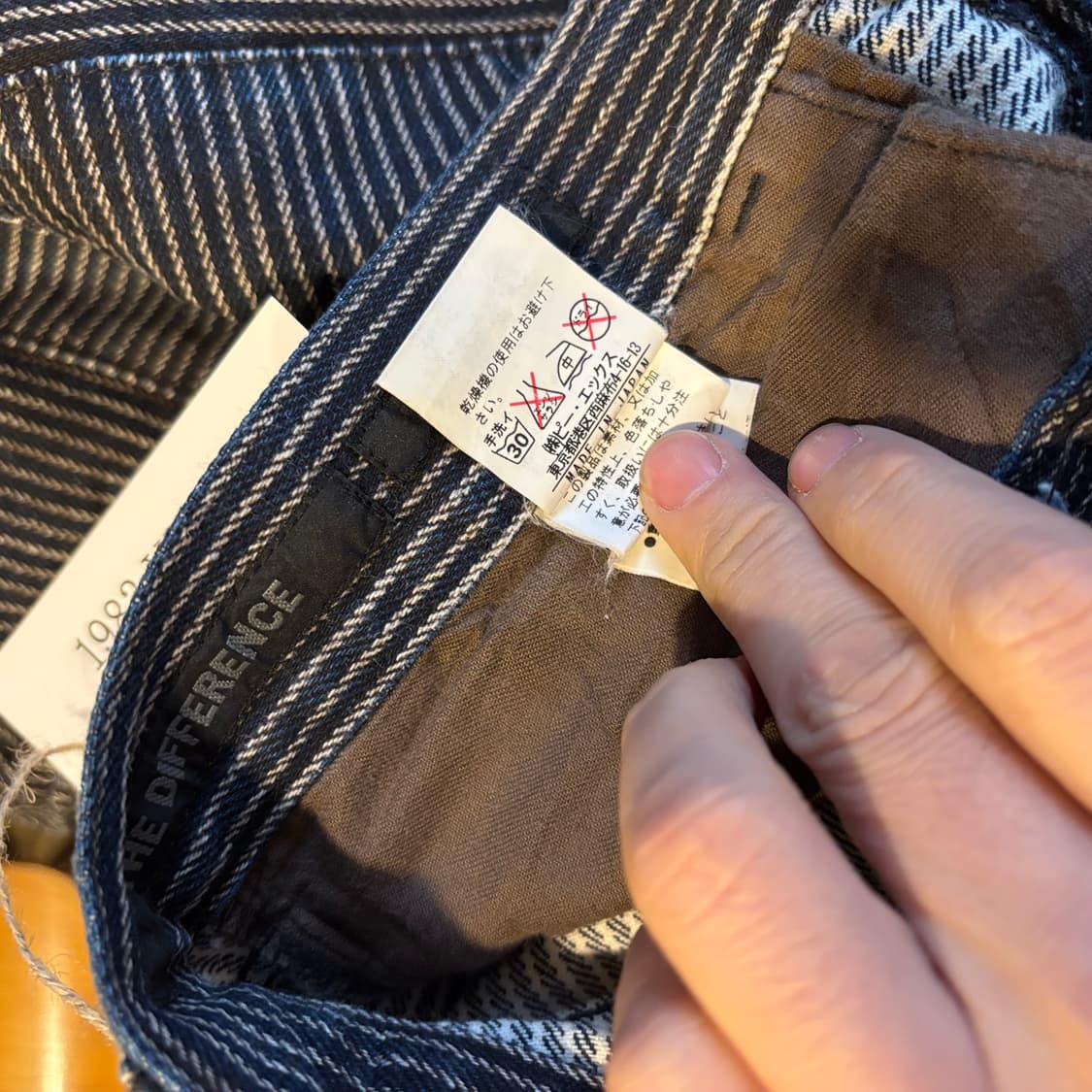 일본 더 디퍼런스 루퍼트 패치워크 부츠컷 상품이미지10