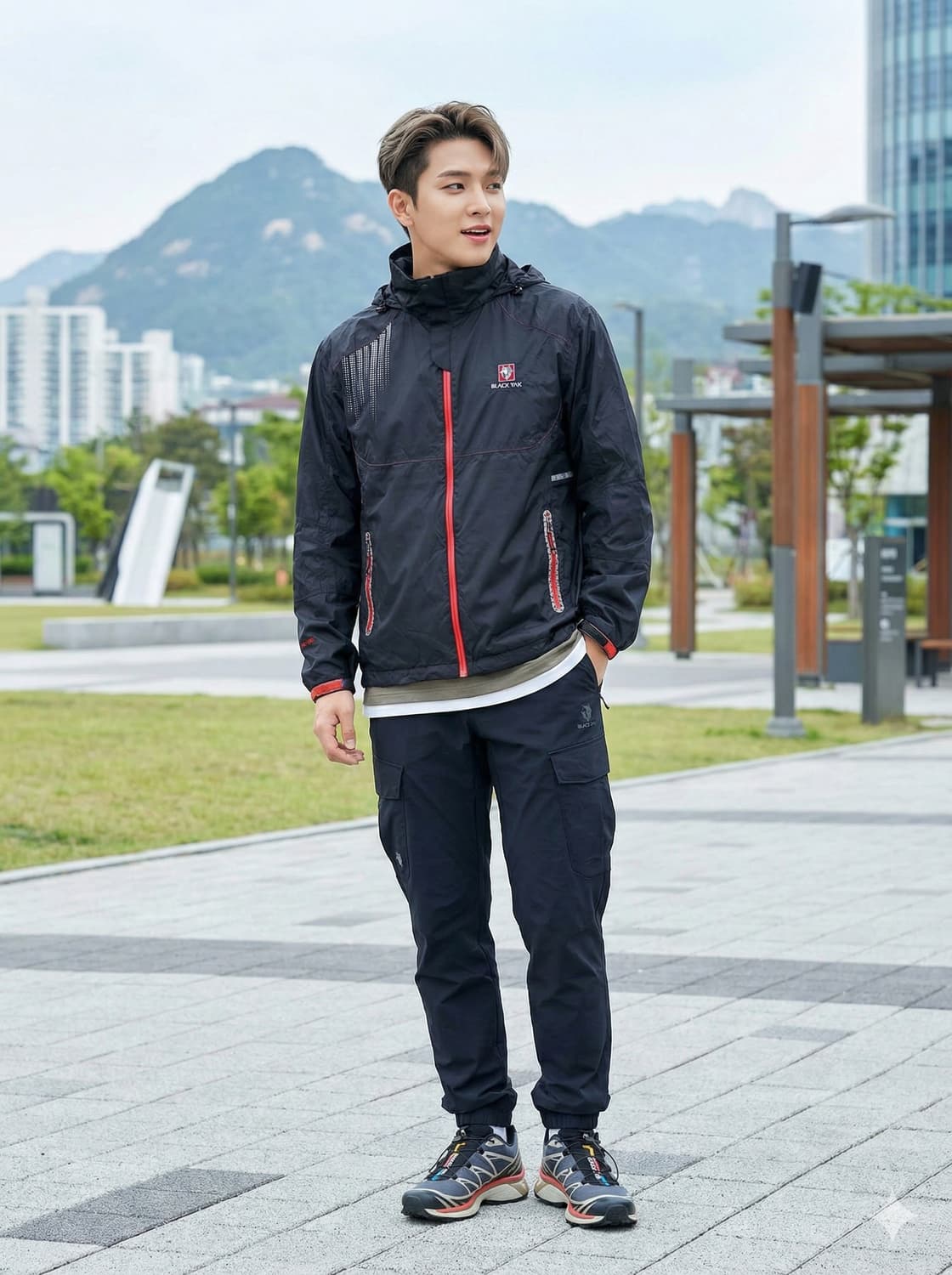 블랙야크(BLACK YAK) 테크니컬 바람막이 자켓 상품이미지1