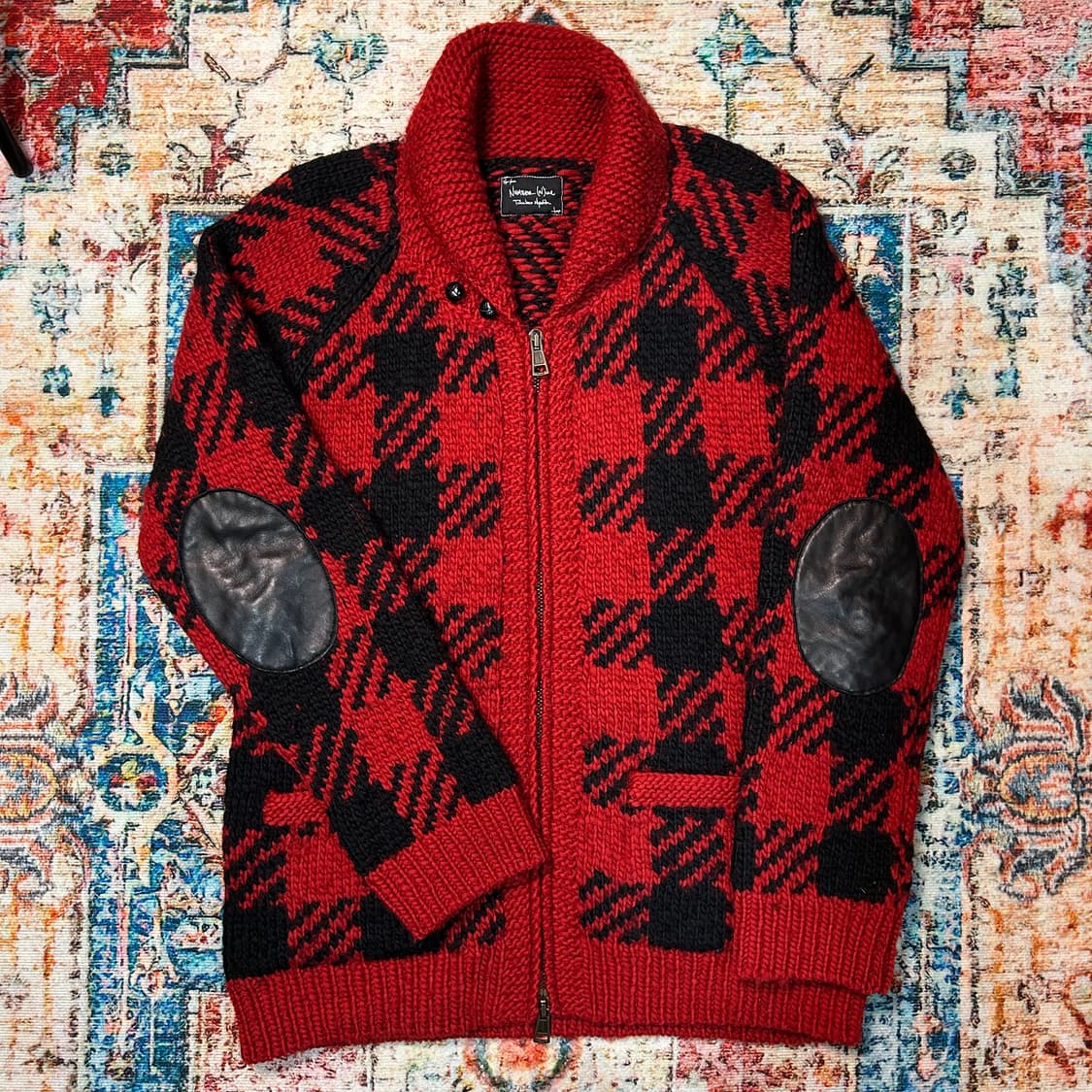 [XL] 08AW 넘버나인 숄카라 울 코위찬 상품이미지1