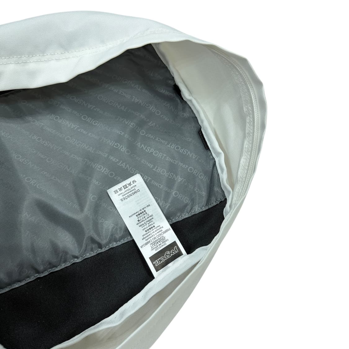 잔스포츠 빈티지 슈퍼브레이크 백팩 가방 화이트 상품이미지5