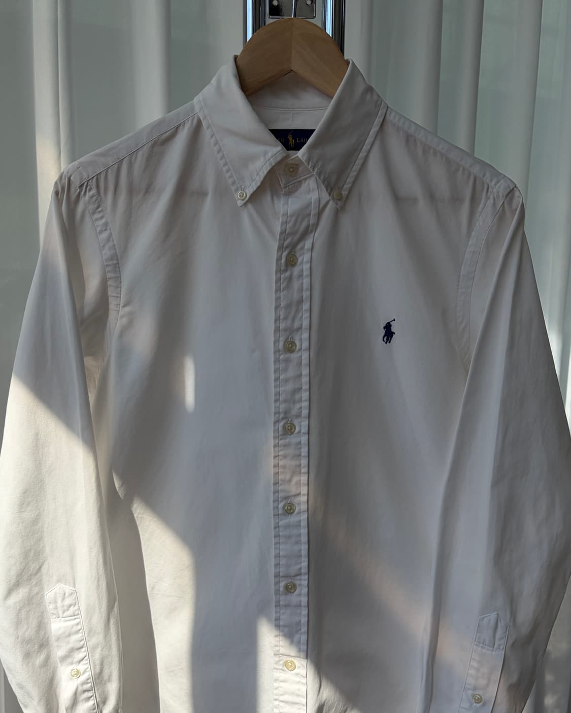 [S]폴로 랄프로렌 화이트 포플린 셔츠 상품이미지4