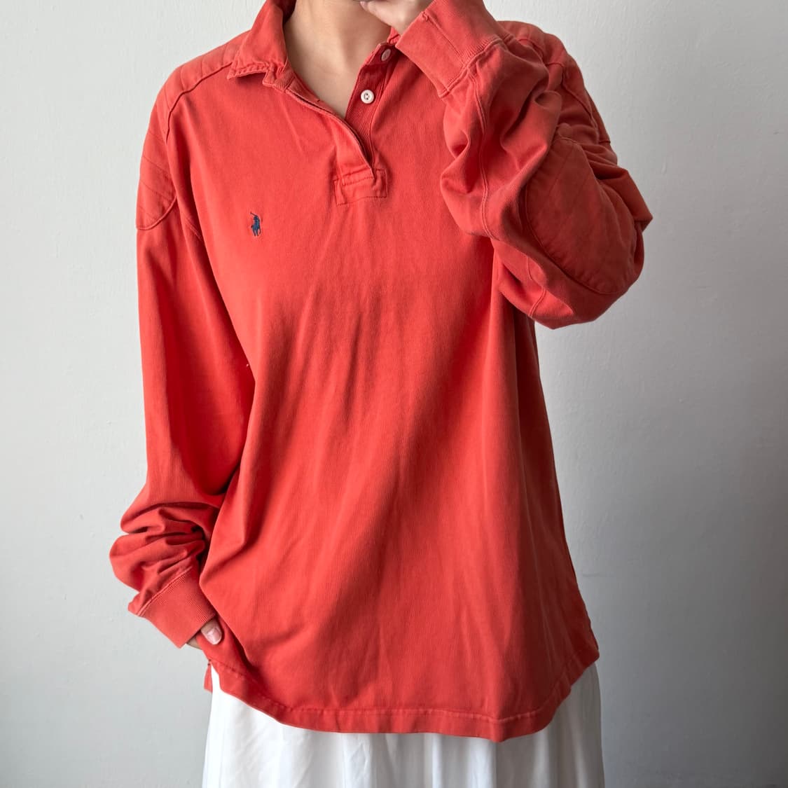 [XL] 폴로 오렌지 카라티셔츠 상품이미지1