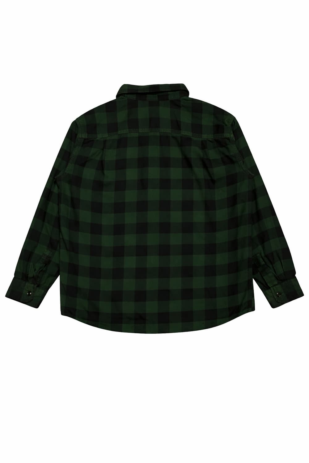 JPN 일본 빈티지 클래식 워크웨어 유니클로 그린 플란넬 체크 셔츠 XL 상품이미지2