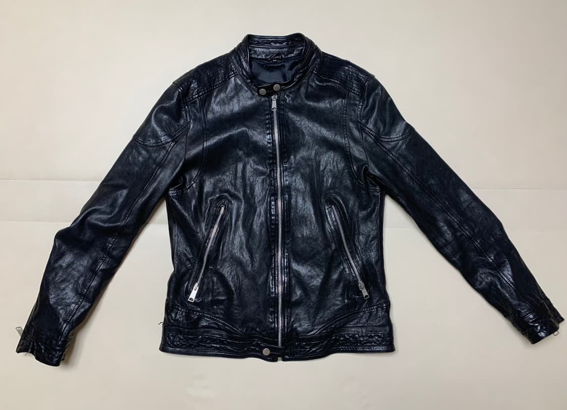 이태리 원단 레더봄버 자켓(양가죽) 상품이미지1