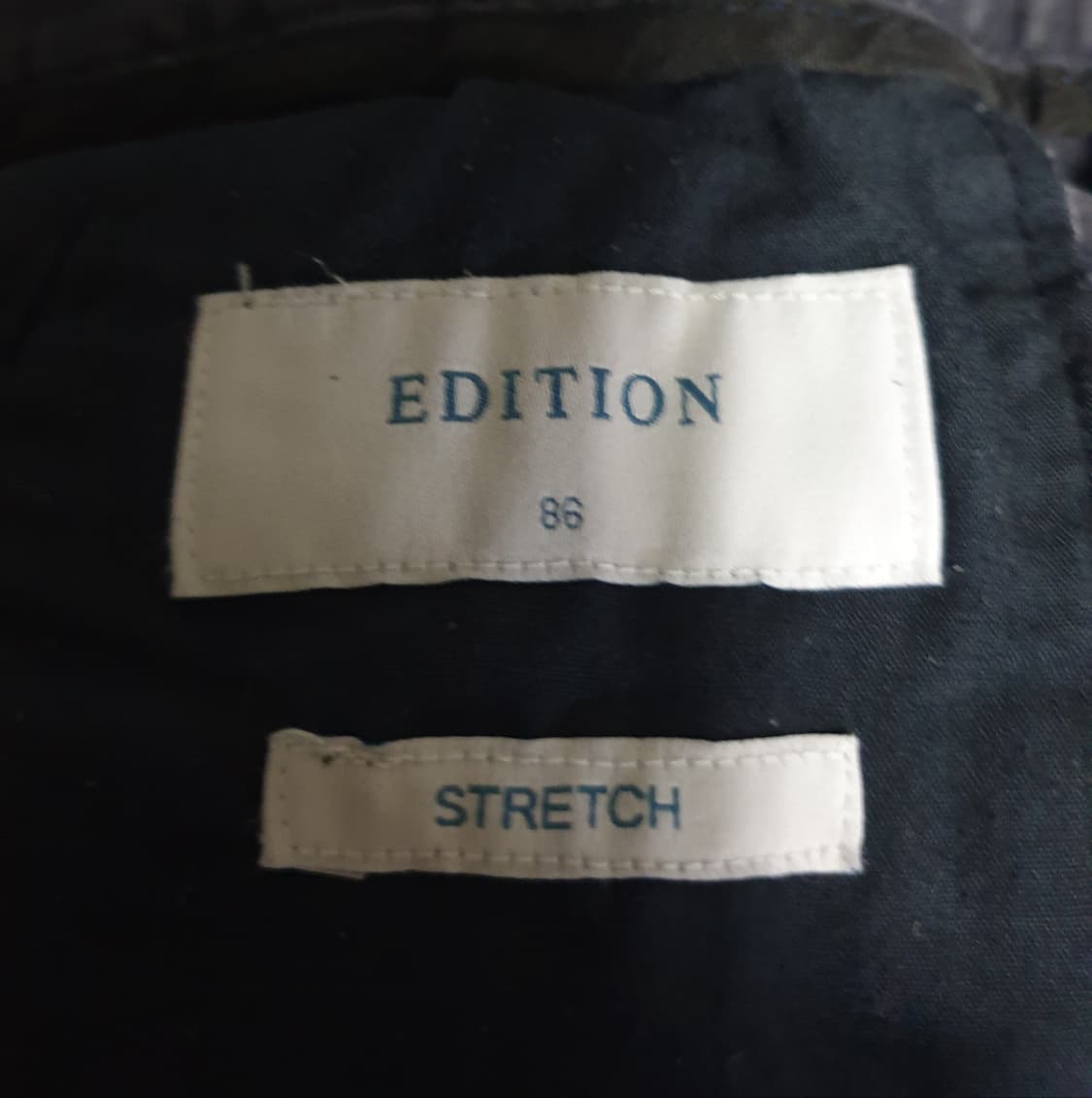 (신성통상) 에디션 스트레치 피그먼트 코튼 치노팬츠 다크 그레이 (34) 상품이미지3